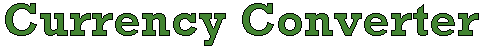 Currency Converter